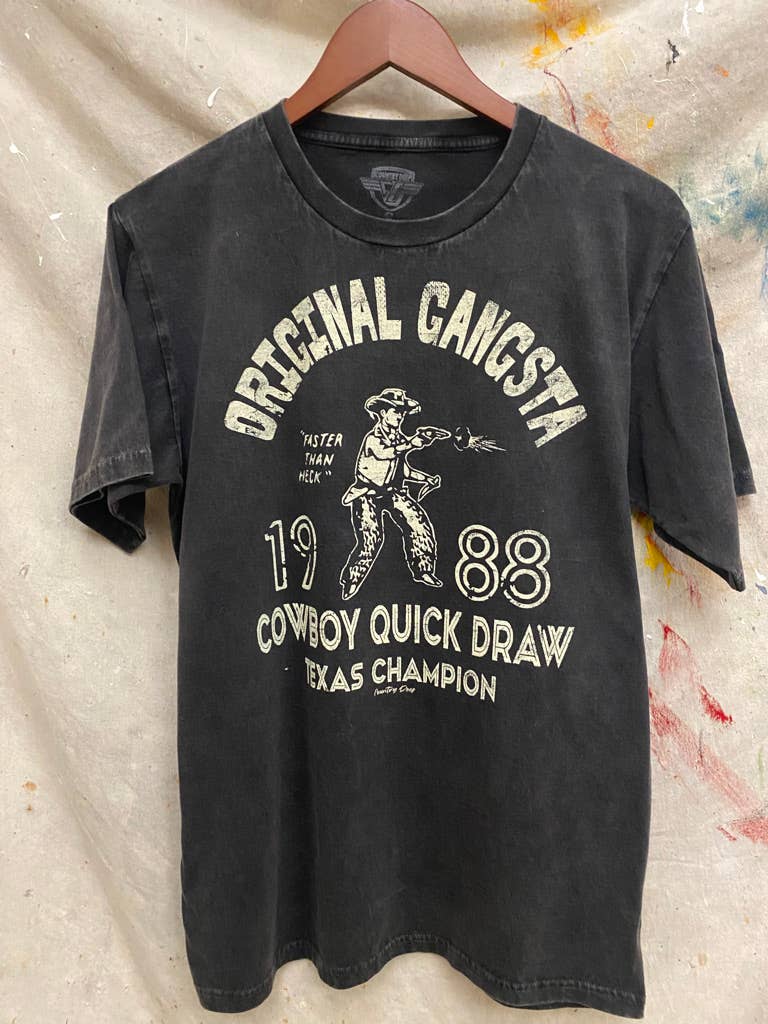 Original Gangsta Acid wash Relaxed Tee