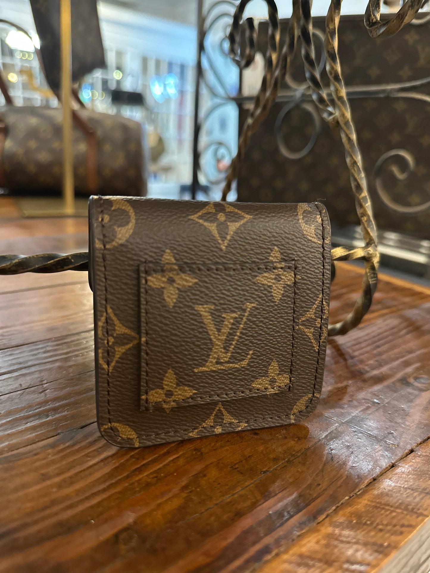 LV Fabric Crossbody Pouch (never used)