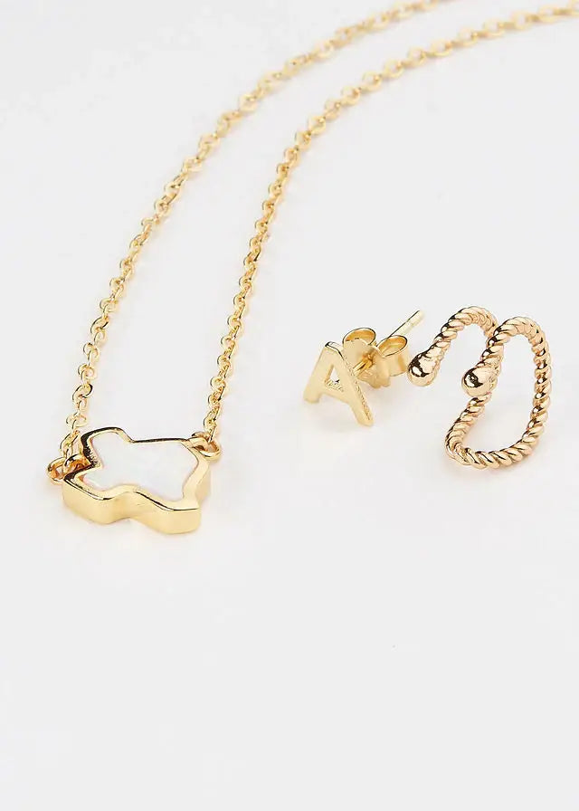 18K Gold Filled Opal Texas Necklace
