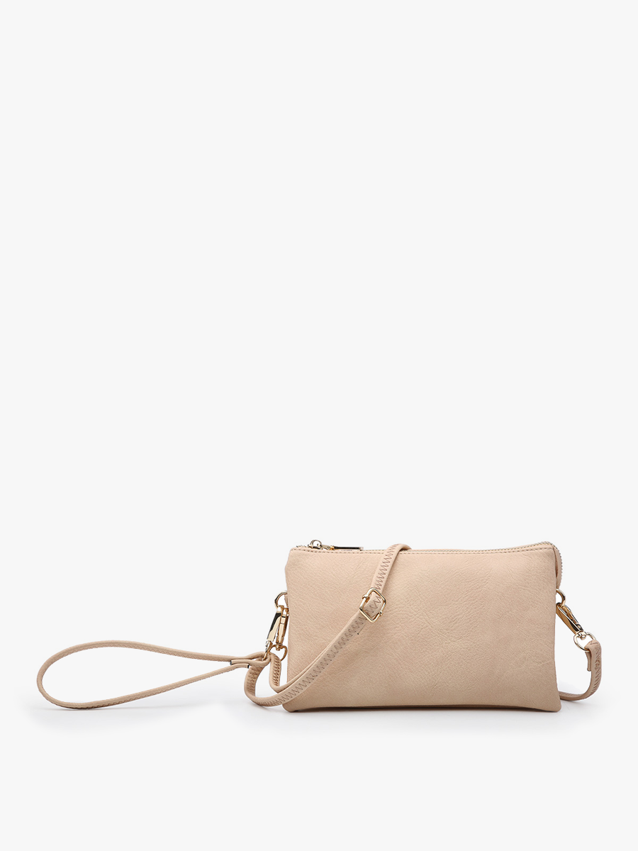 Riley 3 Compartment Crossbody/Wristlet