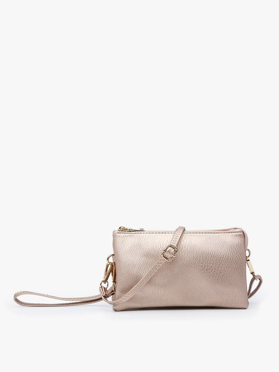 Riley 3 Compartment Crossbody/Wristlet