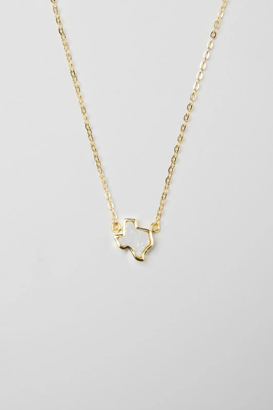 18K Gold Filled Opal Texas Necklace