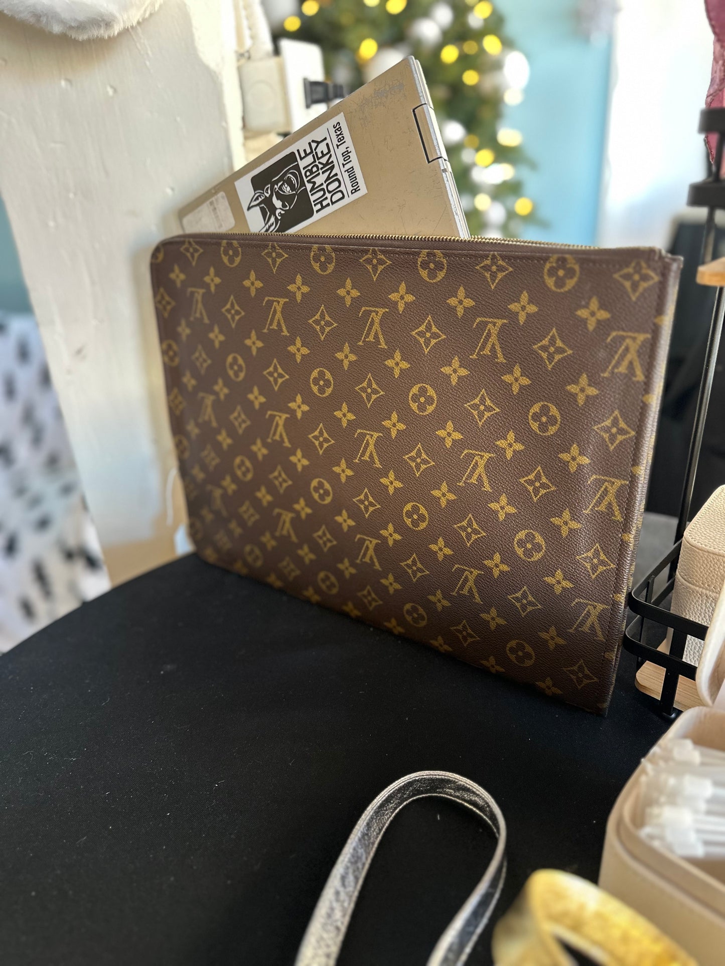 Vintage LV Laptop Case
