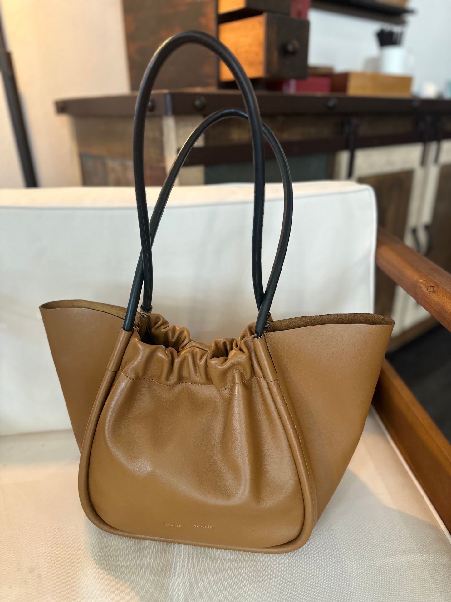 Proenza XL Ruched Shoulder Bag