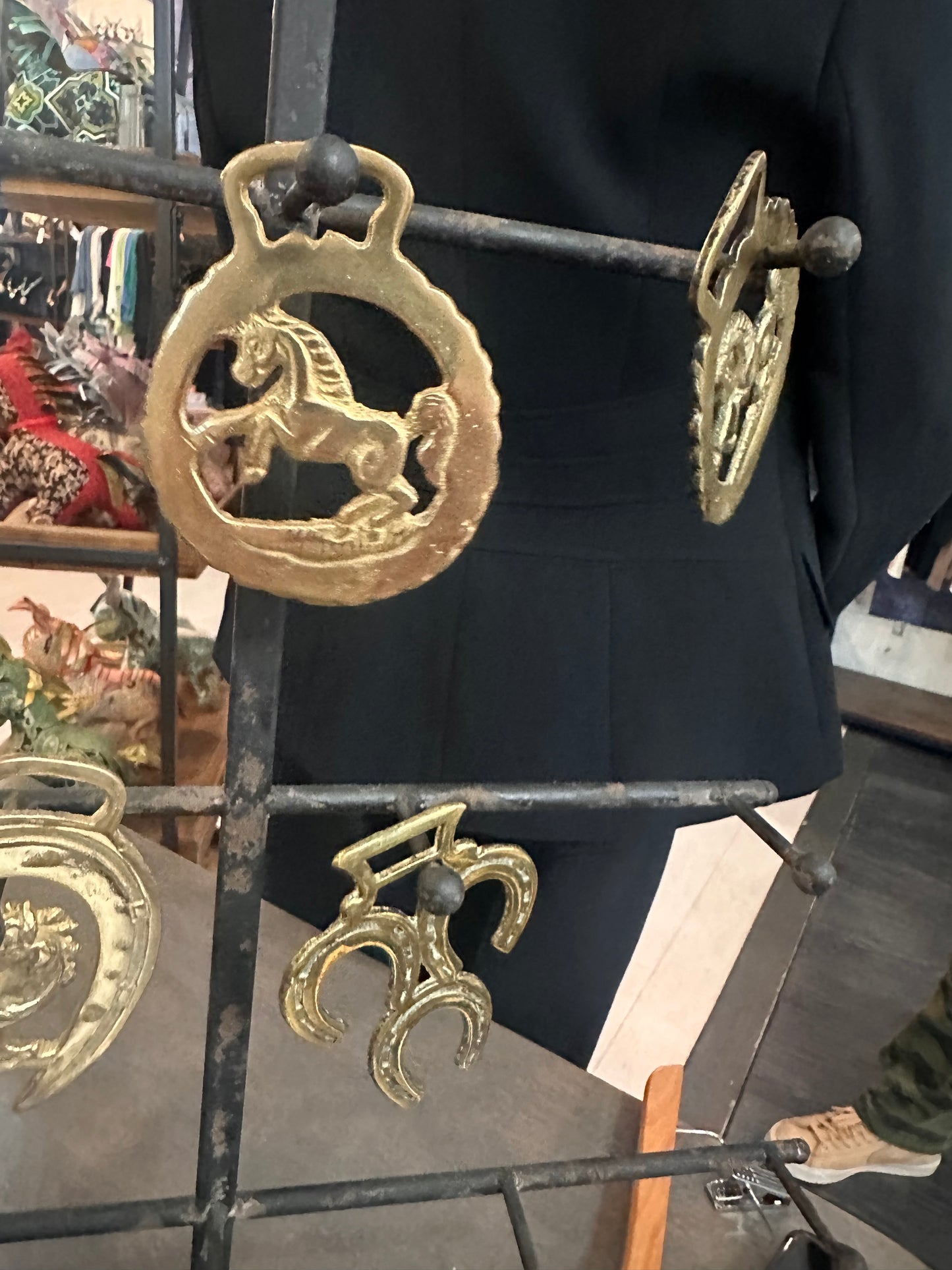 British Horse Brass Medallion Set