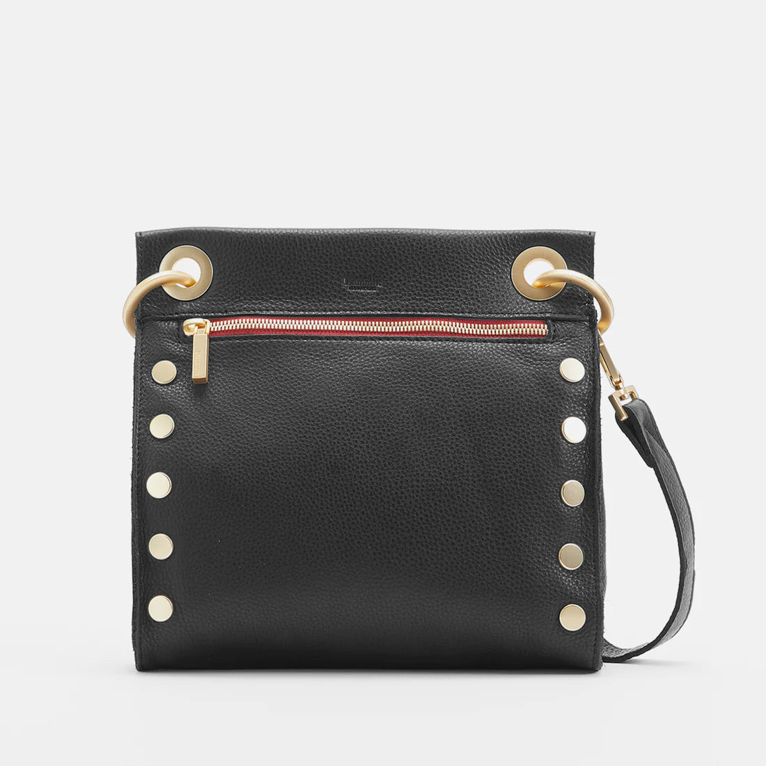 TONY MED Black/Brushed Gold Red Zip