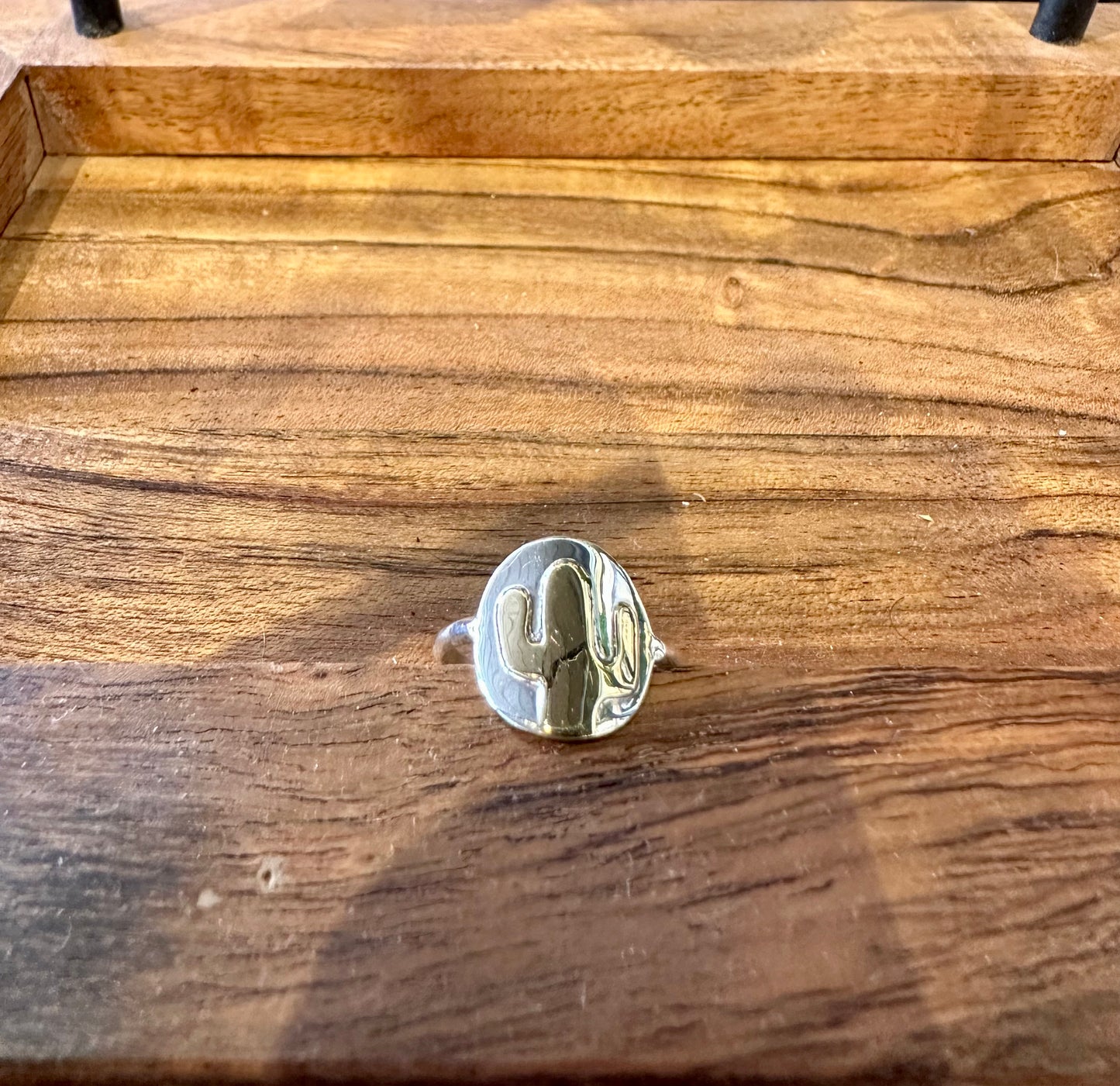 Sterling Silver Cactus Ring