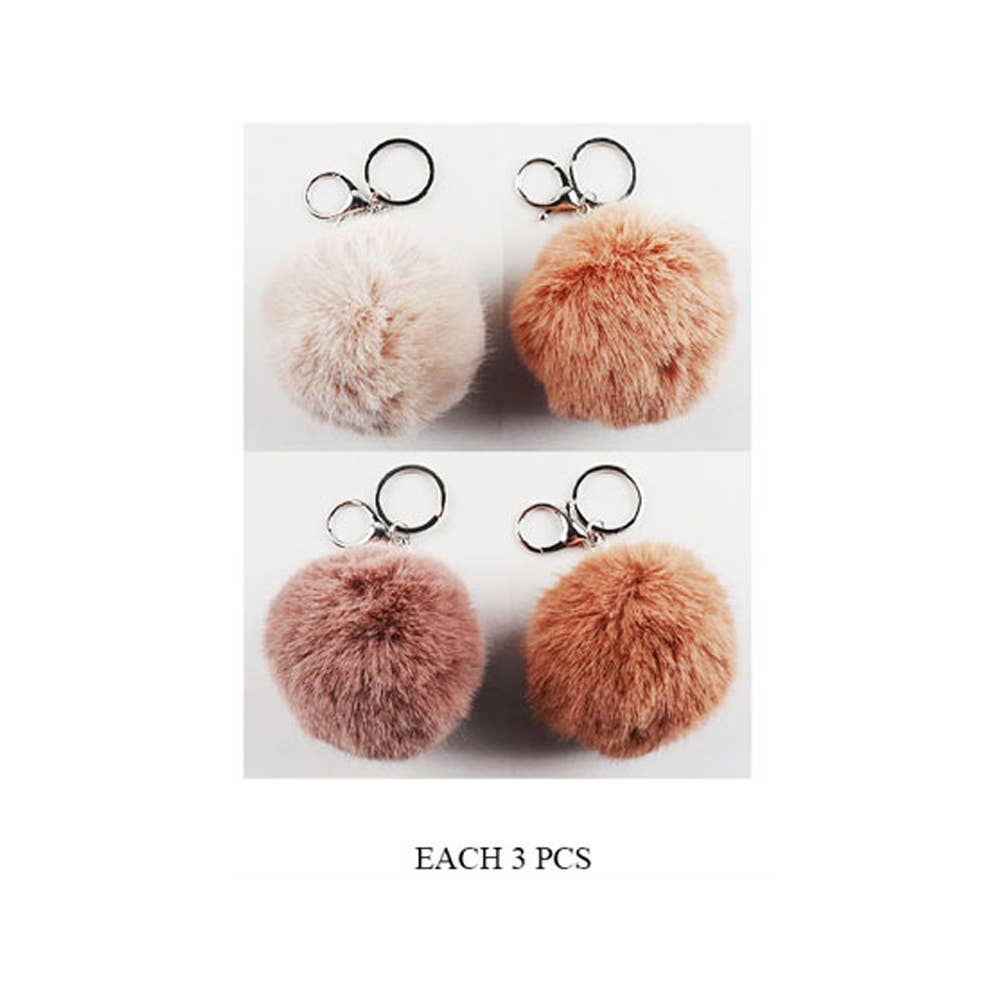 Pom Pom Keychains