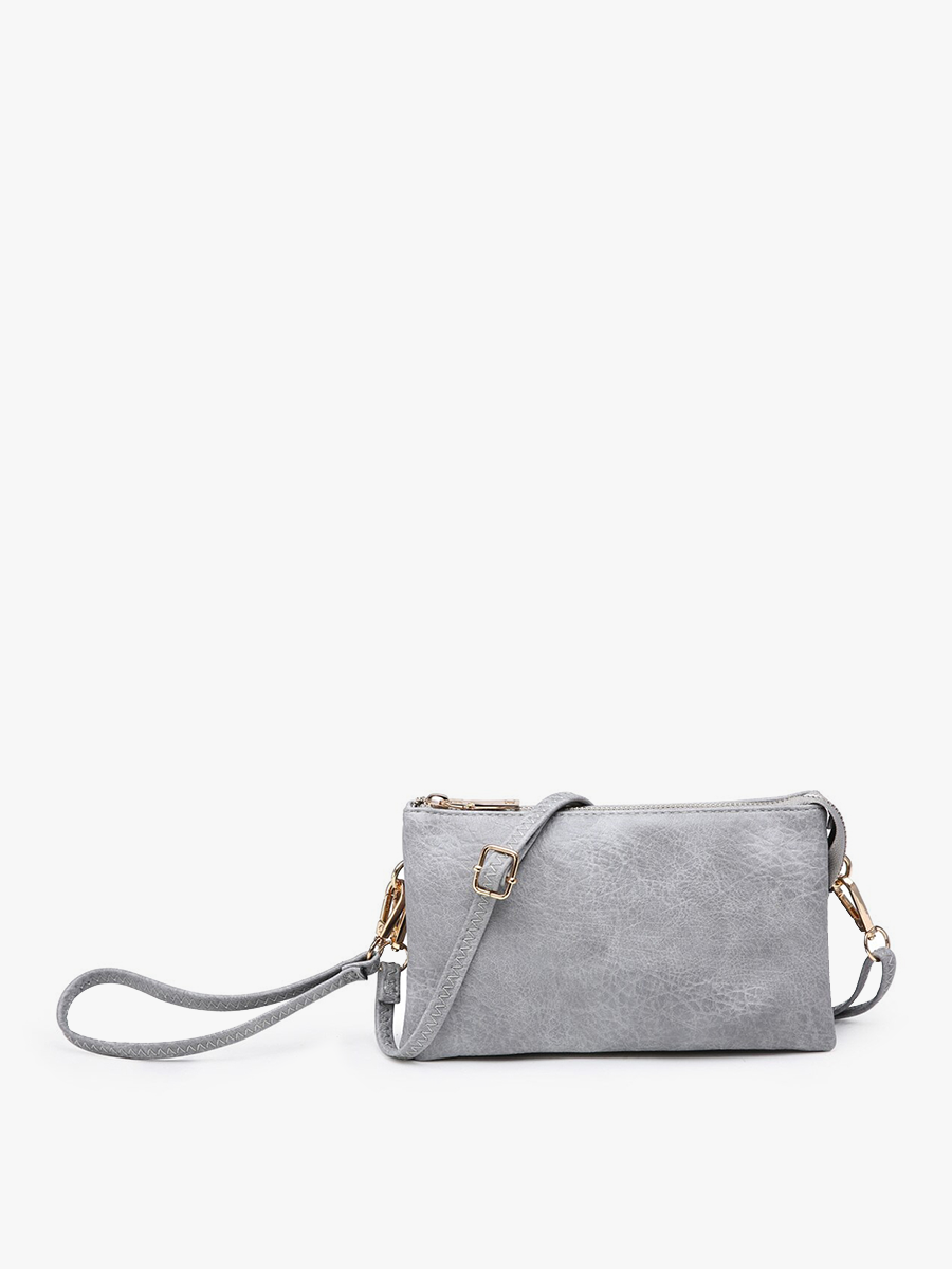 Riley 3 Compartment Crossbody/Wristlet
