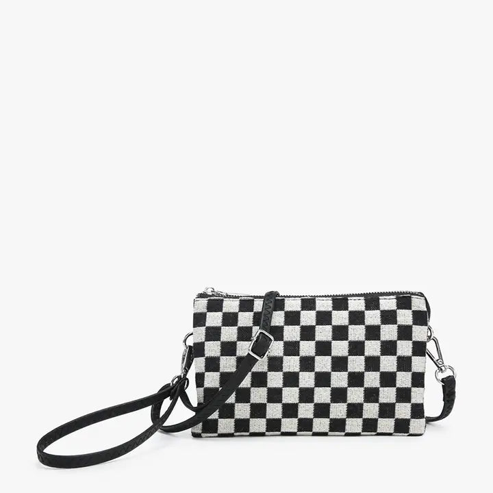 Riley 3 Compartment Crossbody/Wristlet