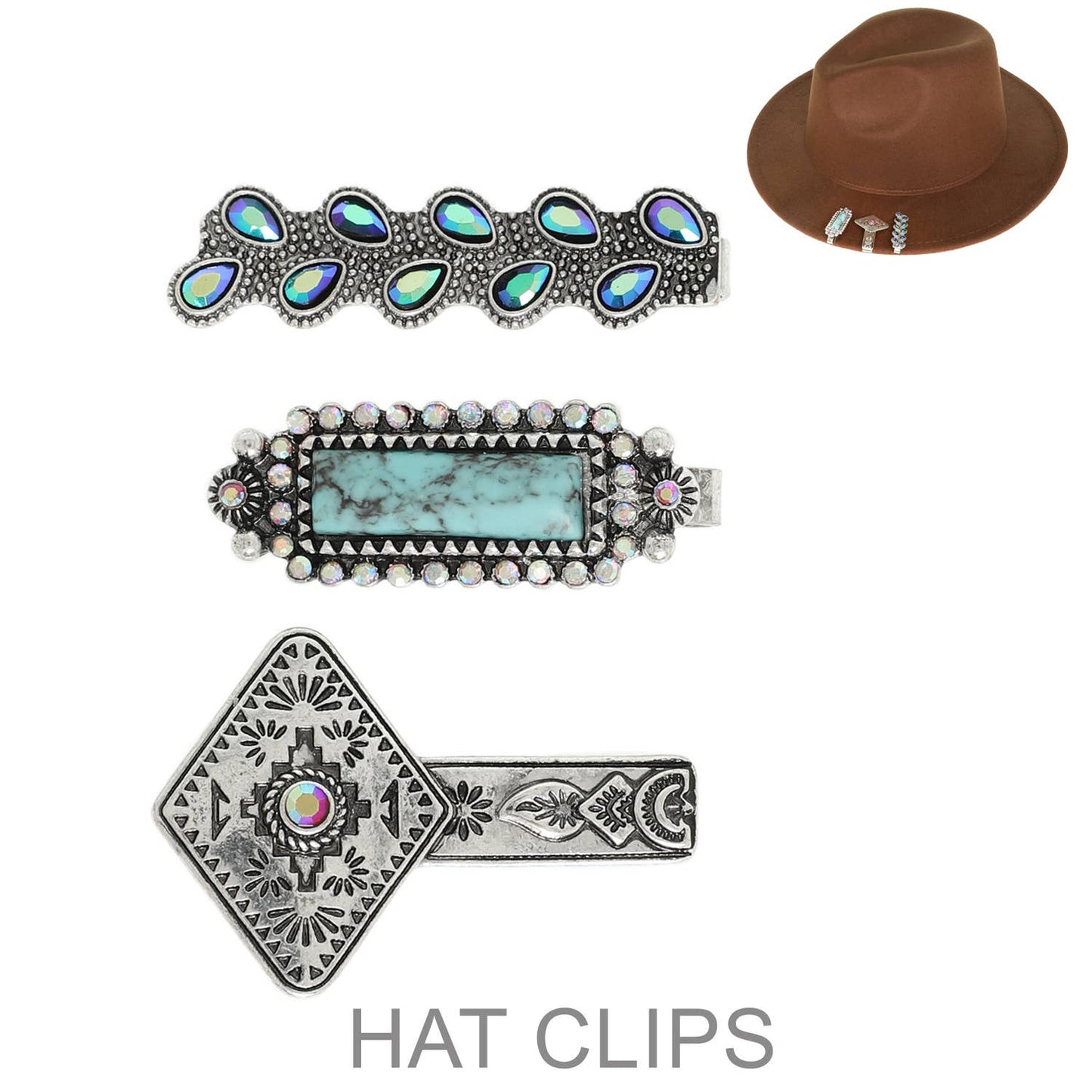 Western Hat Clip
