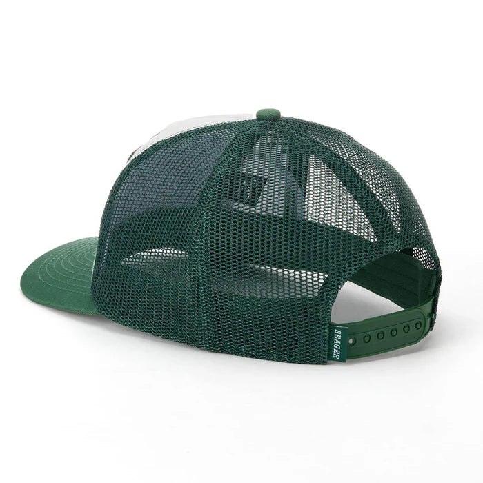 Seager Man Trucker Snapback Green