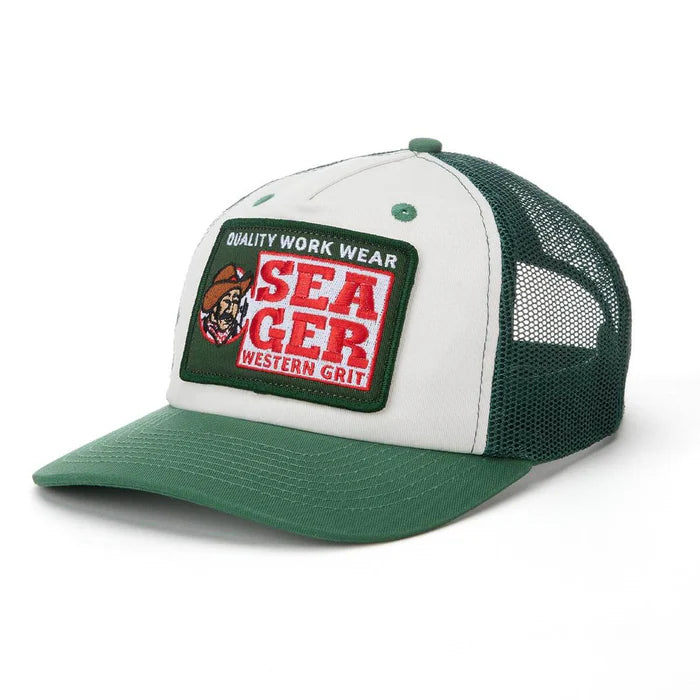 Seager Man Trucker Snapback Green