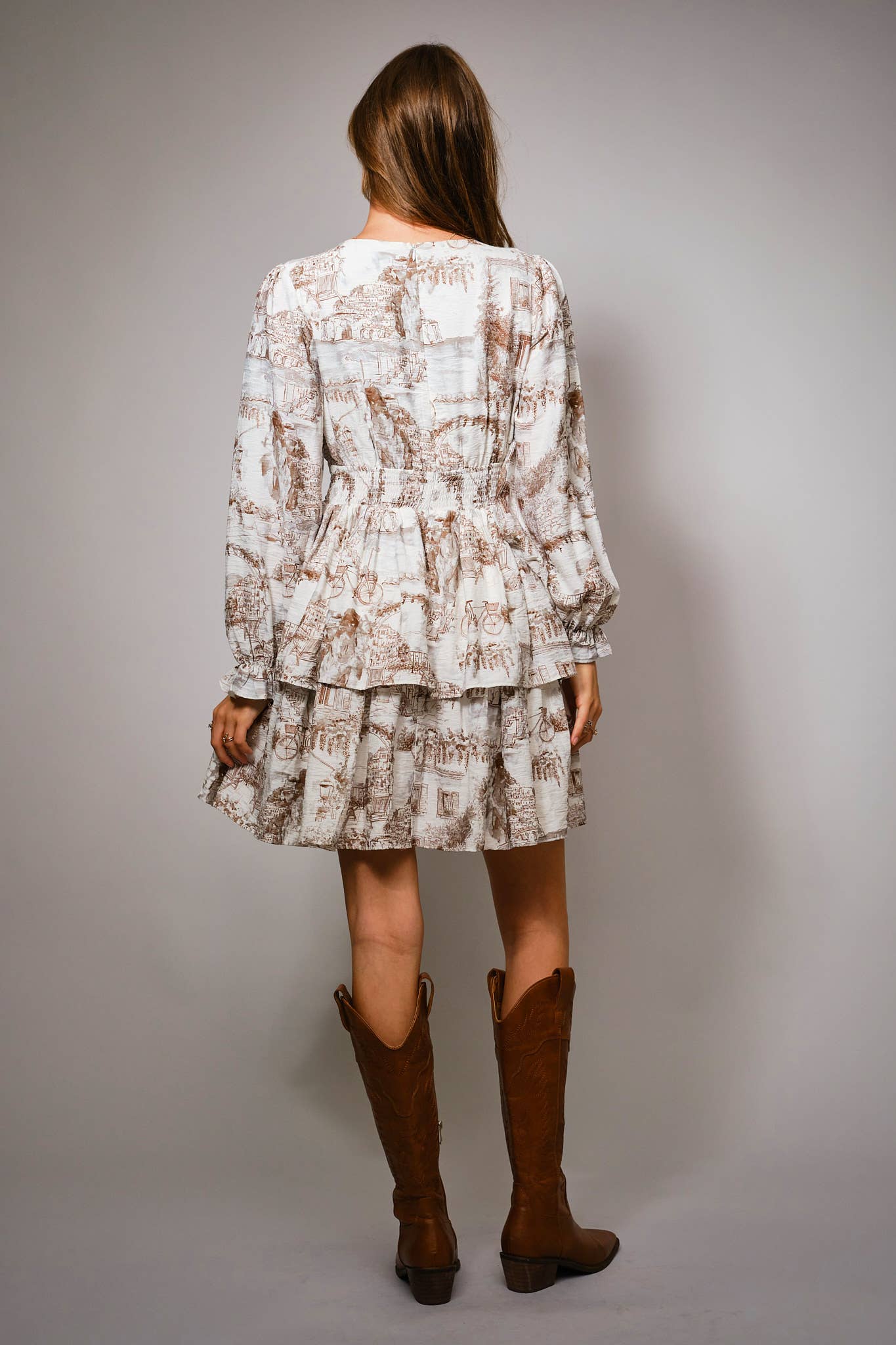 Smocked Waist Tiered Romper