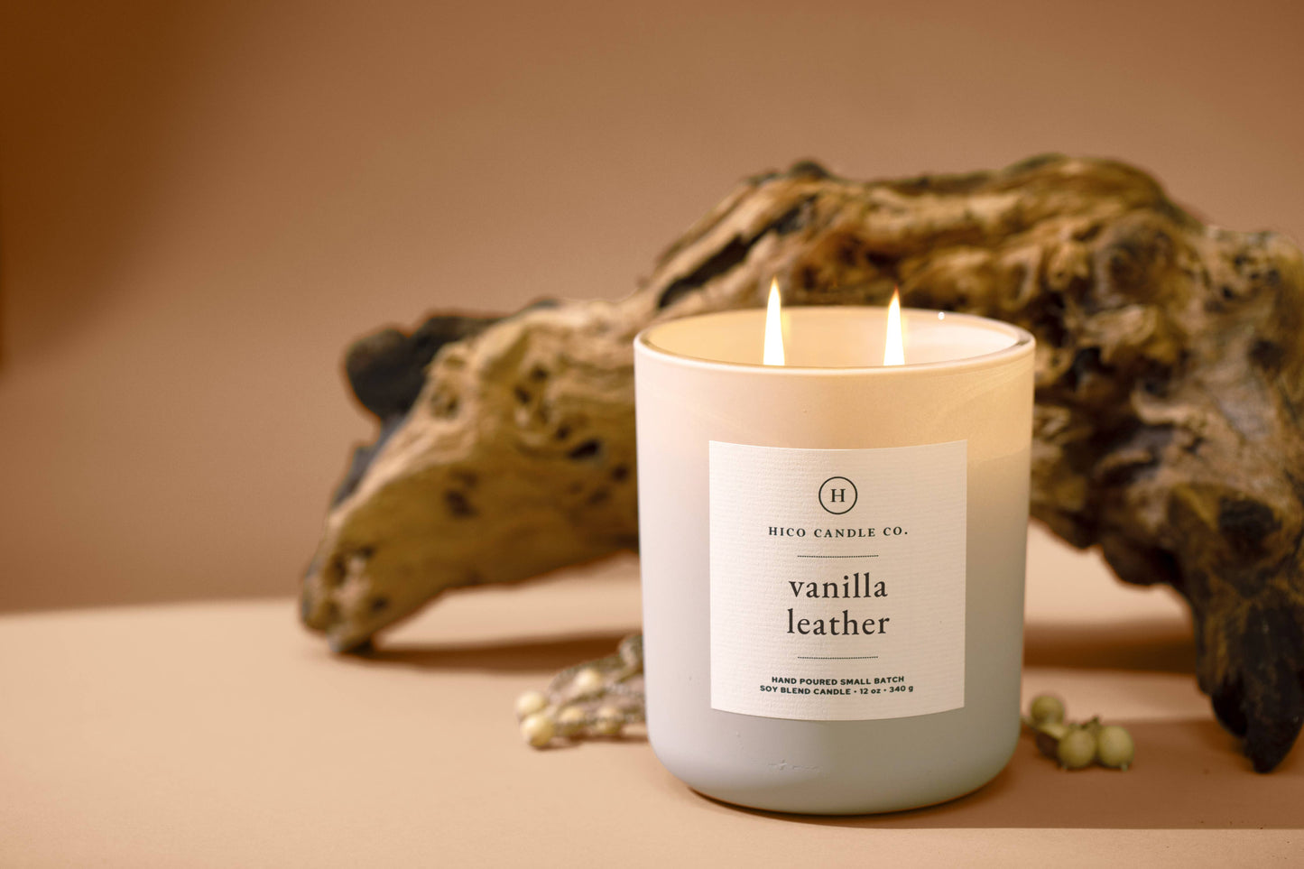 Vanilla Leather Candle