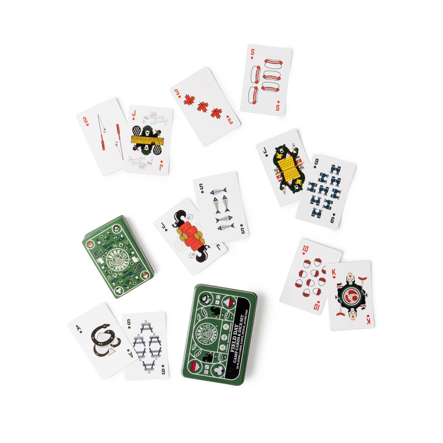 Bunkhouse™ Field Day Camp Cards & Dice Set