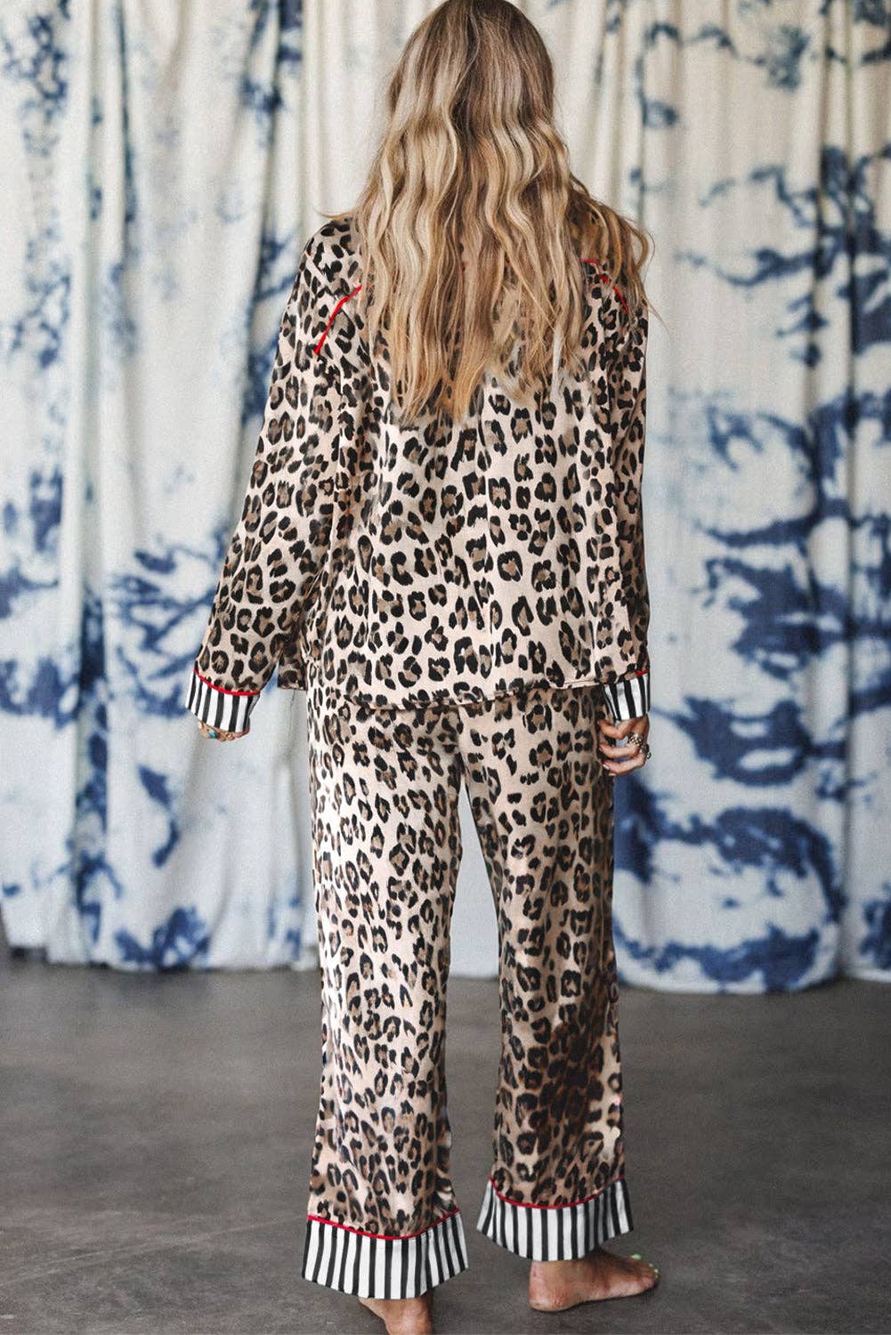 Khaki Leopard Pajama Set