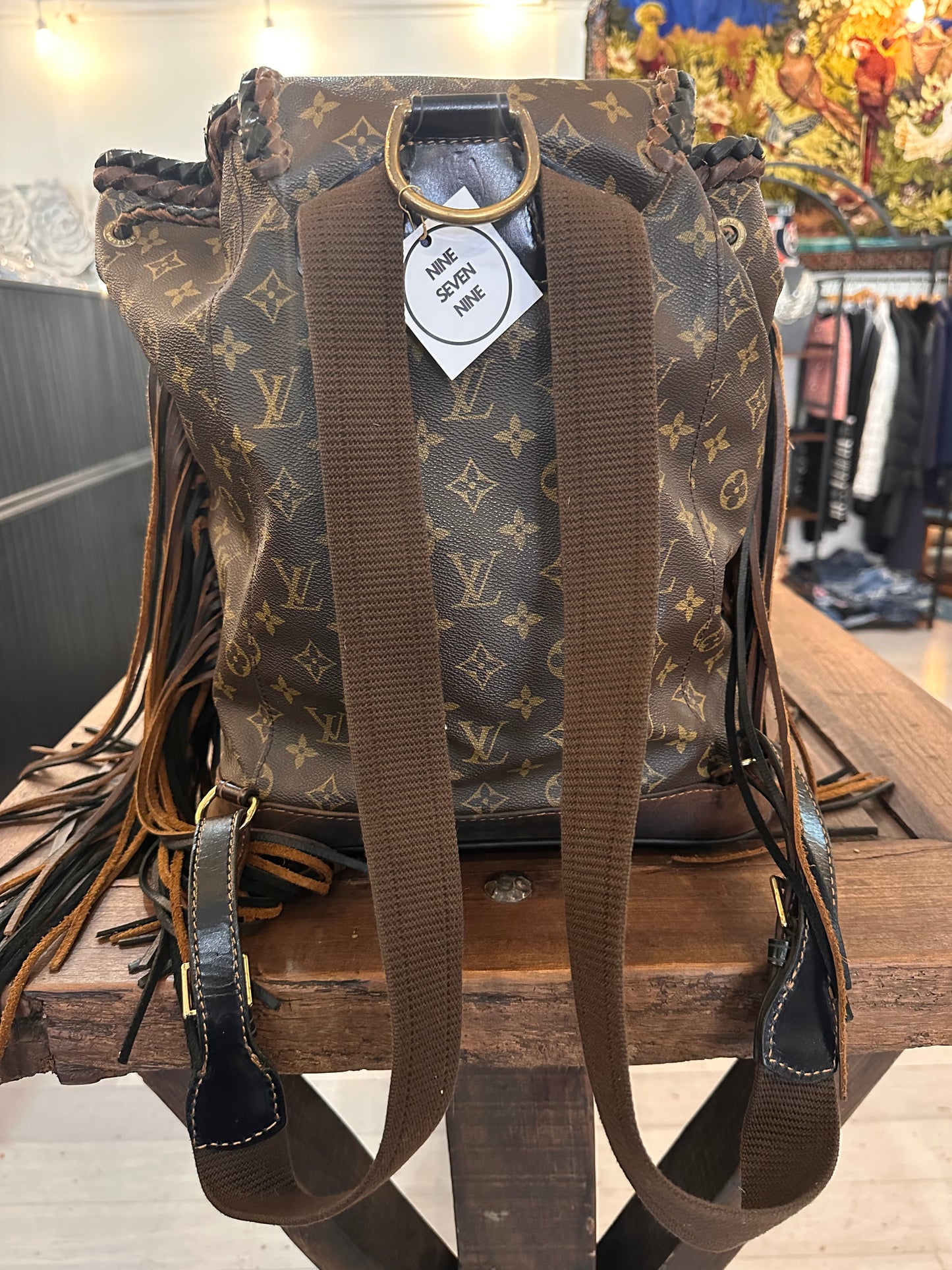 Authentic Louis Vuitton Monogram Montsouris MM Backpack