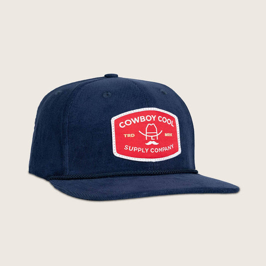 The Buckle Hat - Navy Corduroy