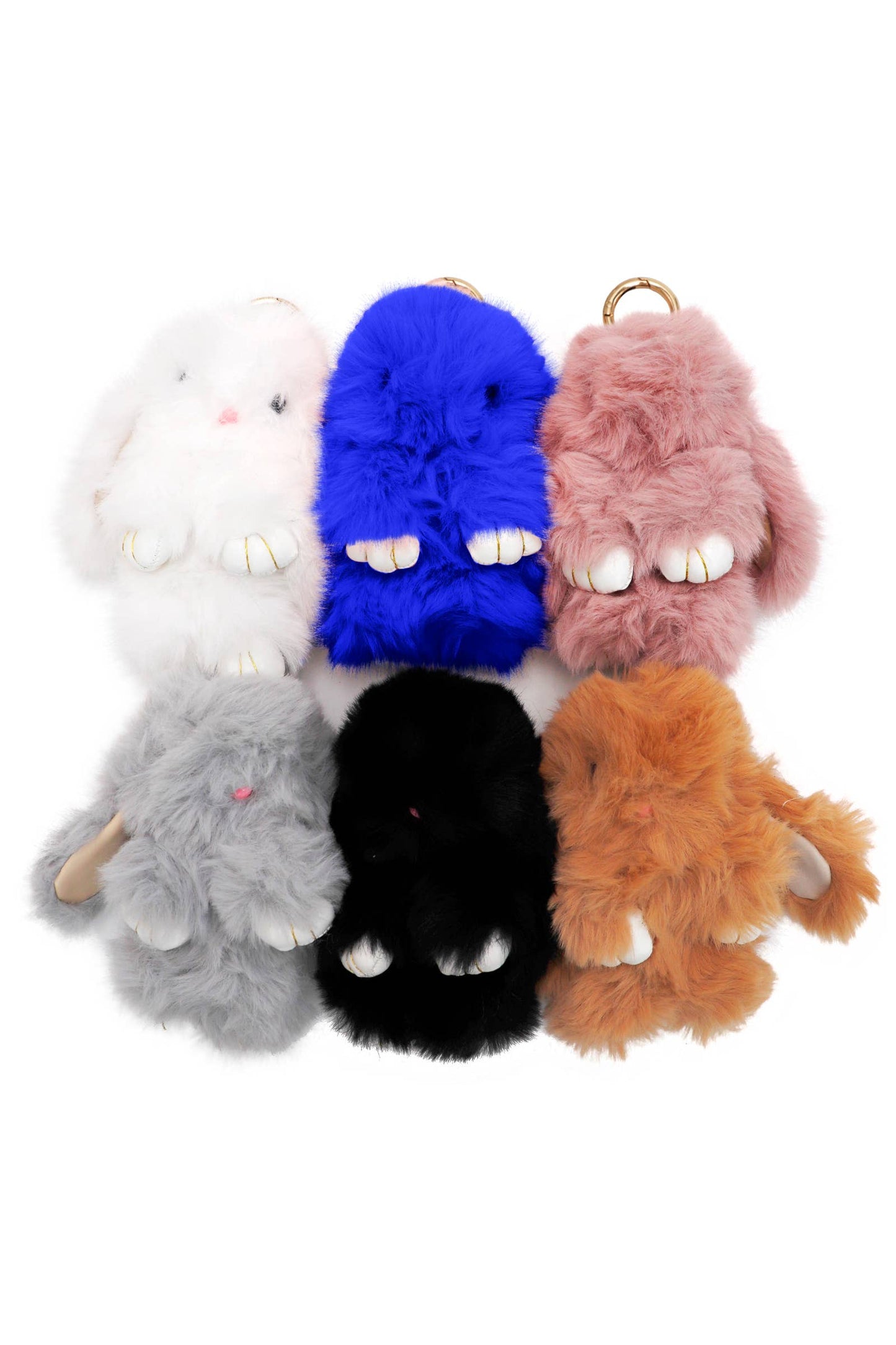 Fuzzy Bunny Doll Key Chain