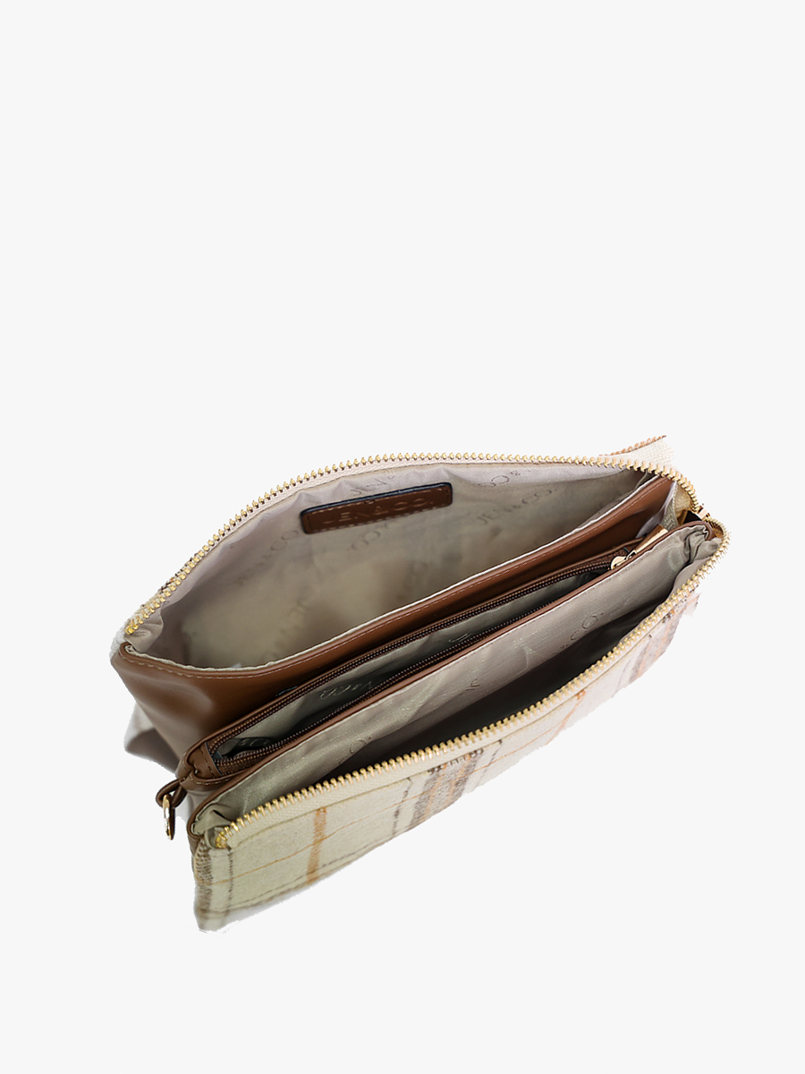 Riley 3 Compartment Crossbody/Wristlet