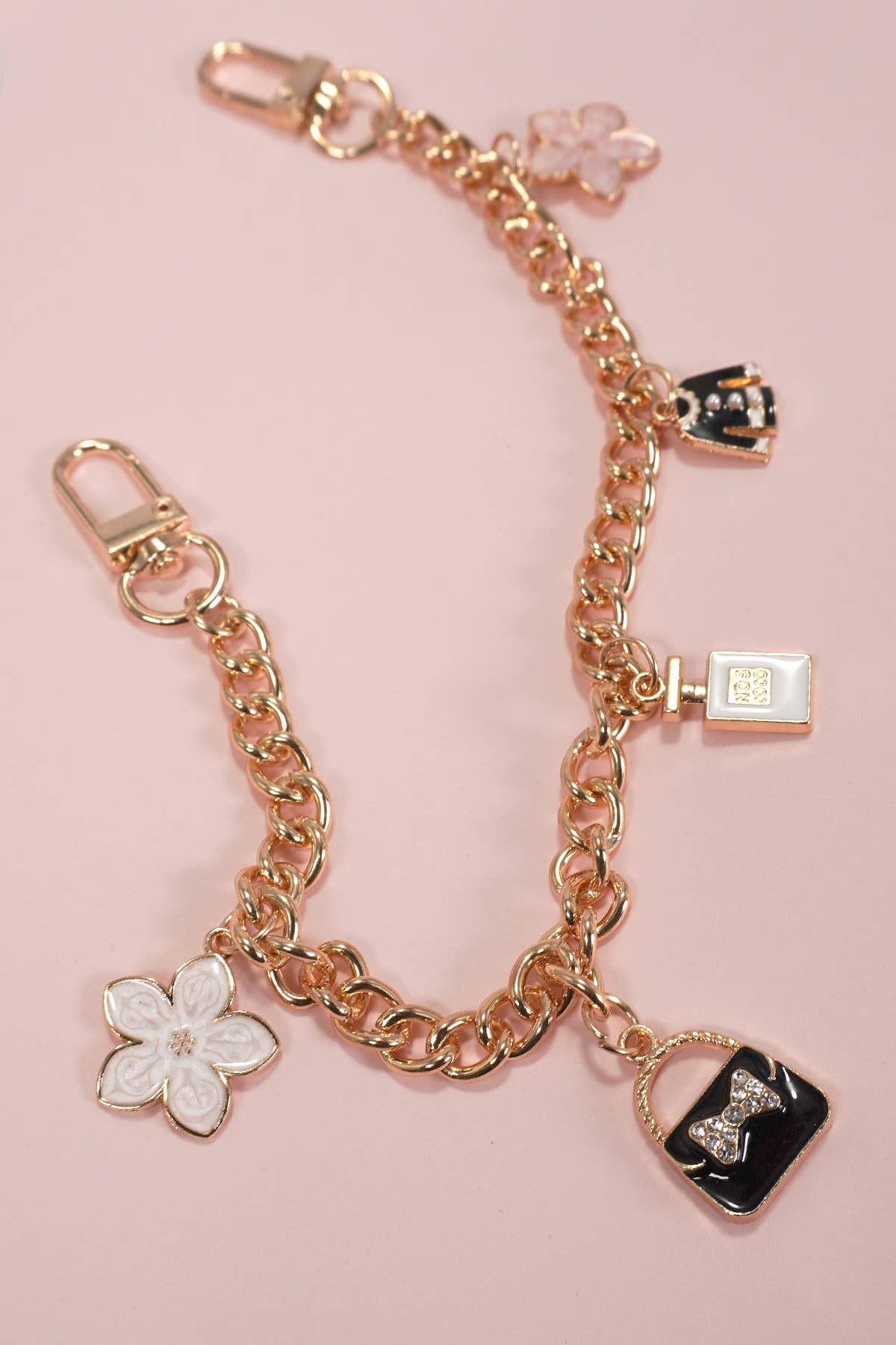 CHARM-CHAIN TOP BAG FLOWER PERFUME