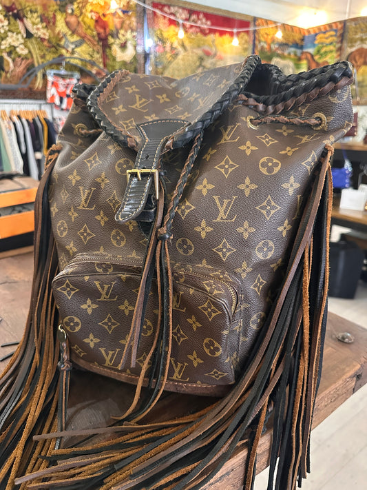 Authentic Louis Vuitton Monogram Montsouris MM Backpack