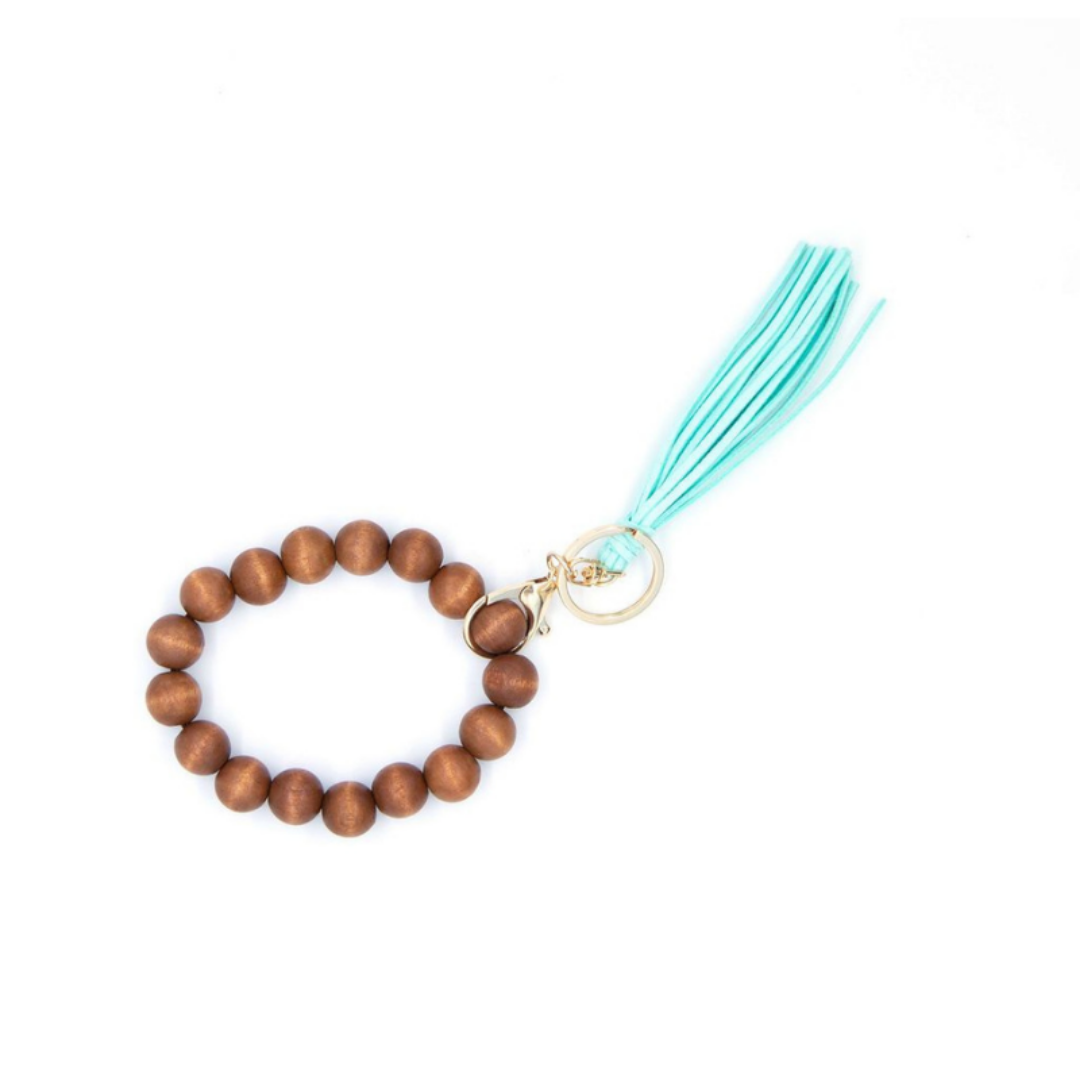 Ivy Wooden Keychain Bracelet