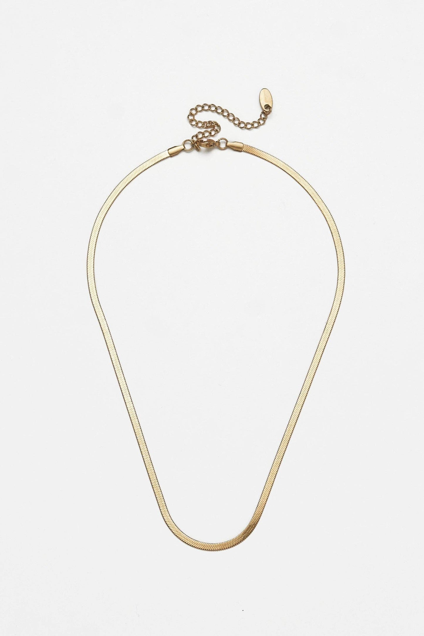 Dainty Herringbone Necklace