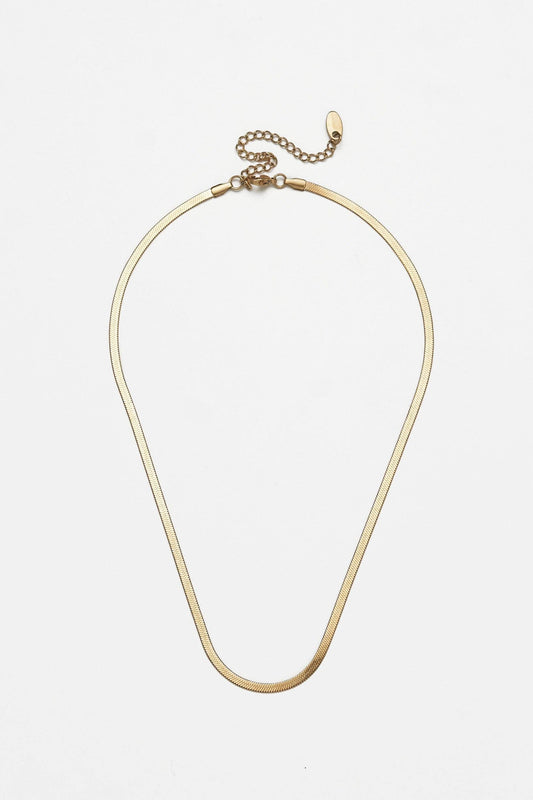 Dainty Herringbone Necklace