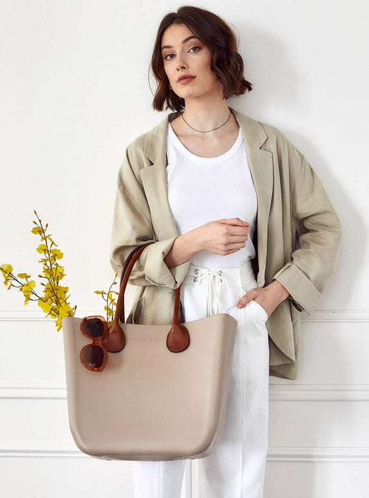 Vegan Leather Straps for EVA Versa Tote