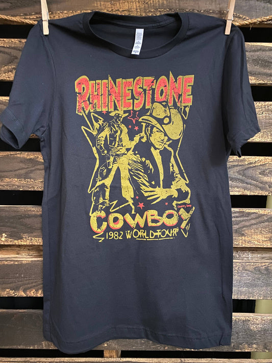 Rhinestone Cowboy World Tour 1982 unisex T-shirt
