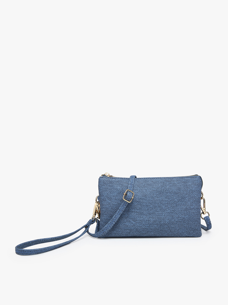 Riley 3 Compartment Crossbody/Wristlet