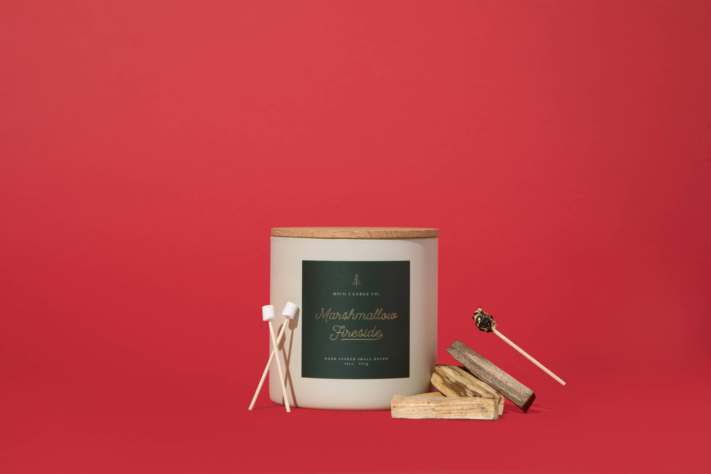 Marshmallow Fireside Candle