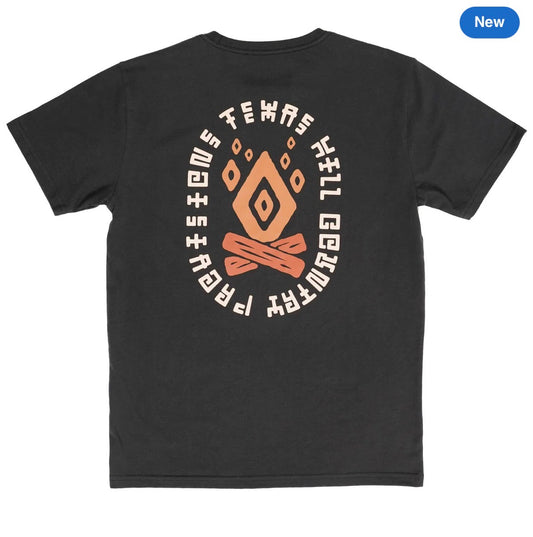 Fractal Fire Vintage tee