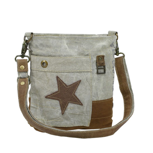 Leather Star Crossbody