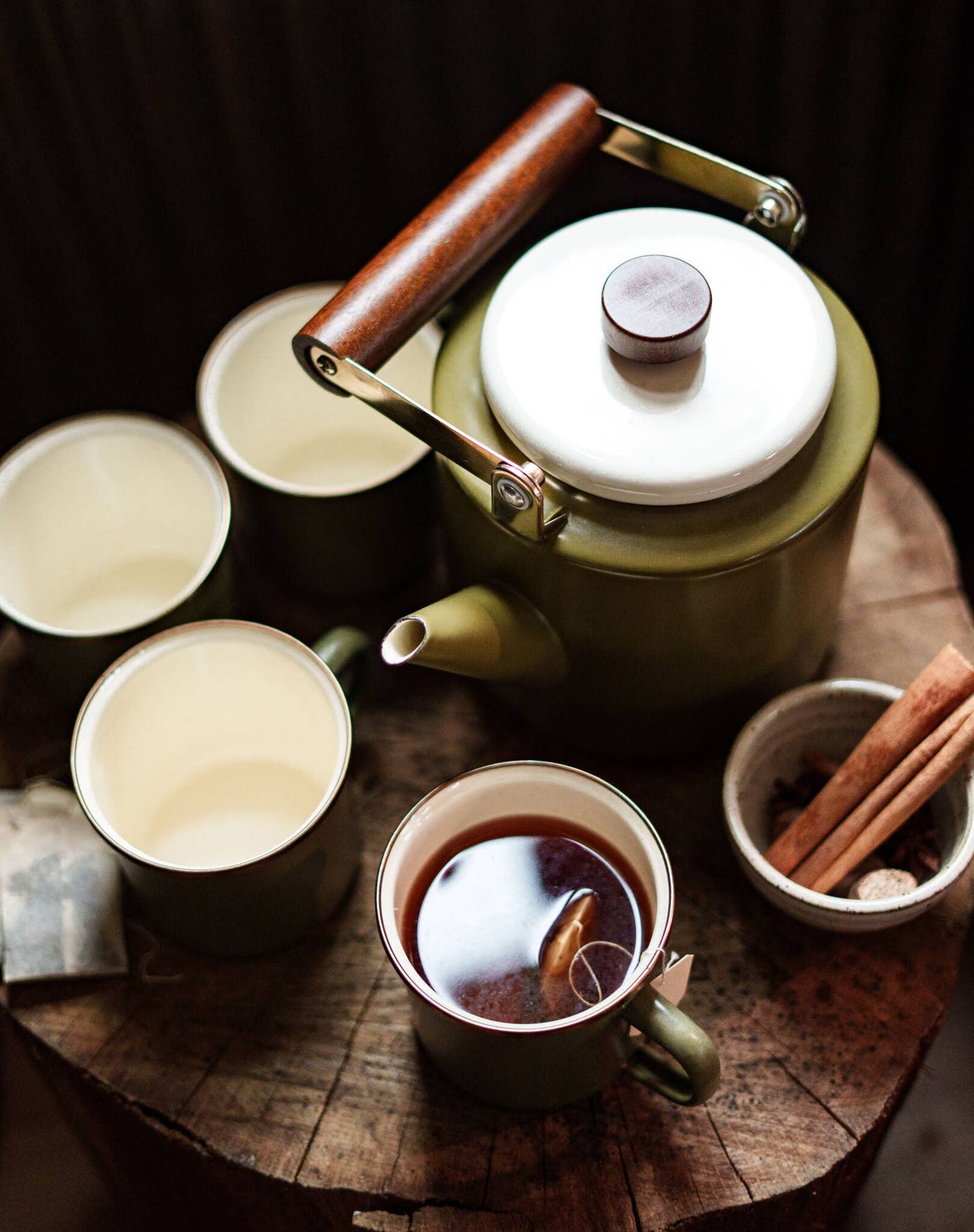 Enamel 2-Tone Mug Set