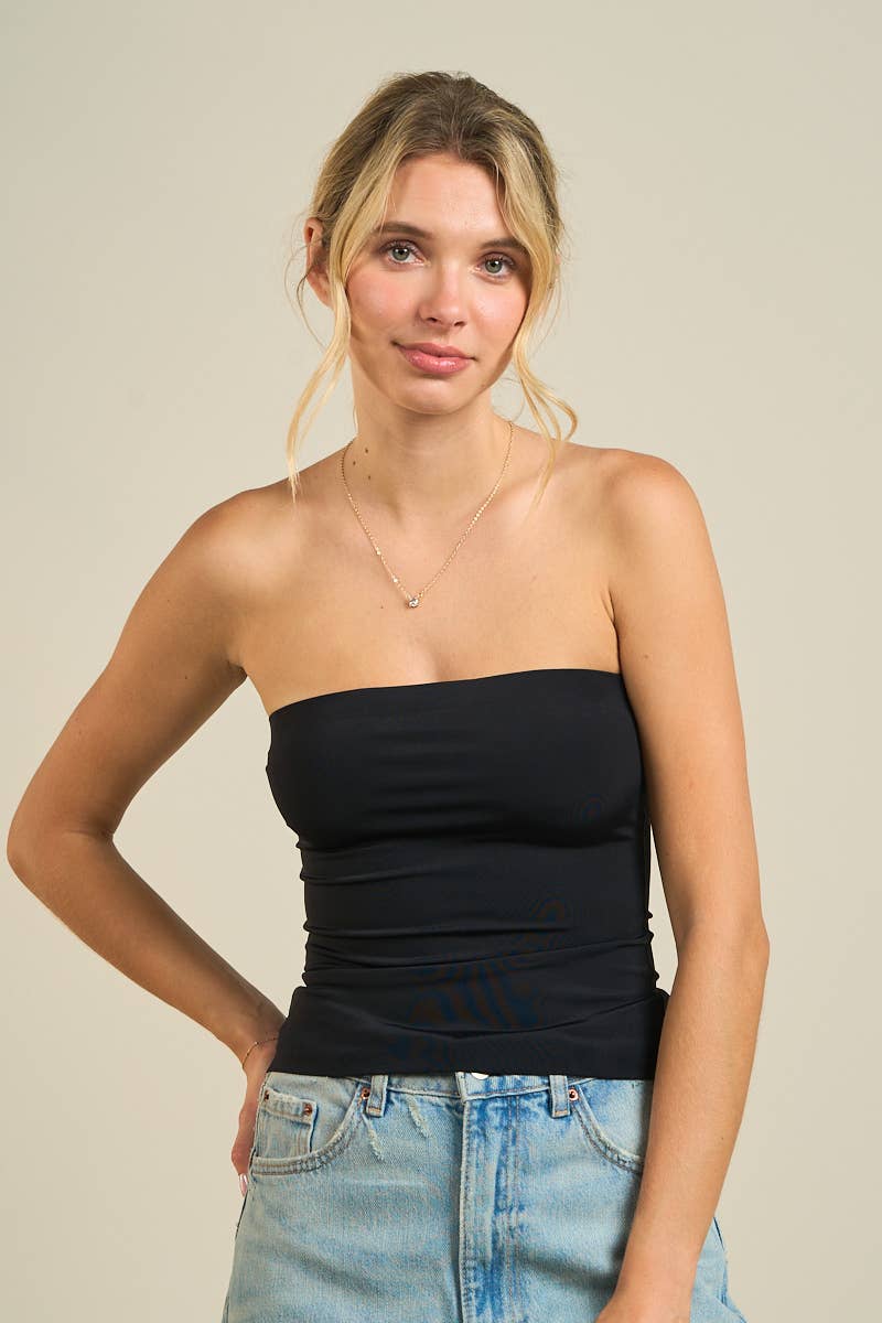 Seamless Strapless Tube Top