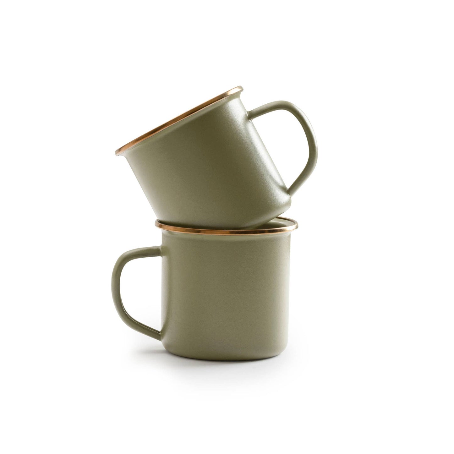 Enamel 2-Tone Mug Set