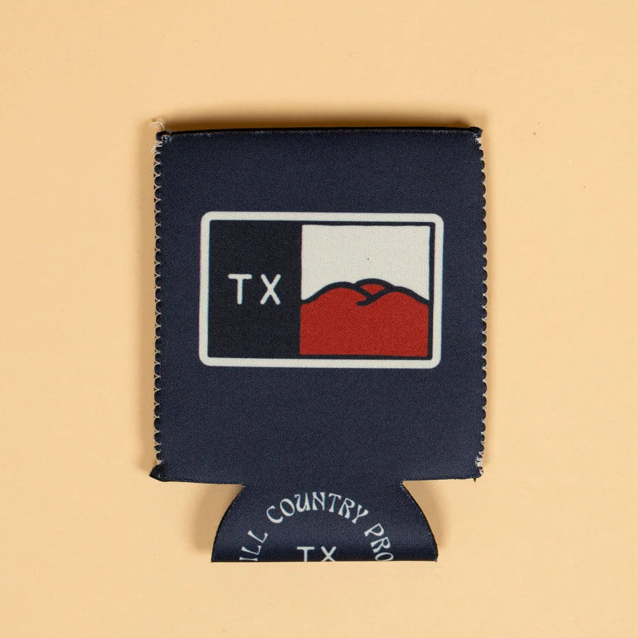 Blue Hill Country Flag Koozie