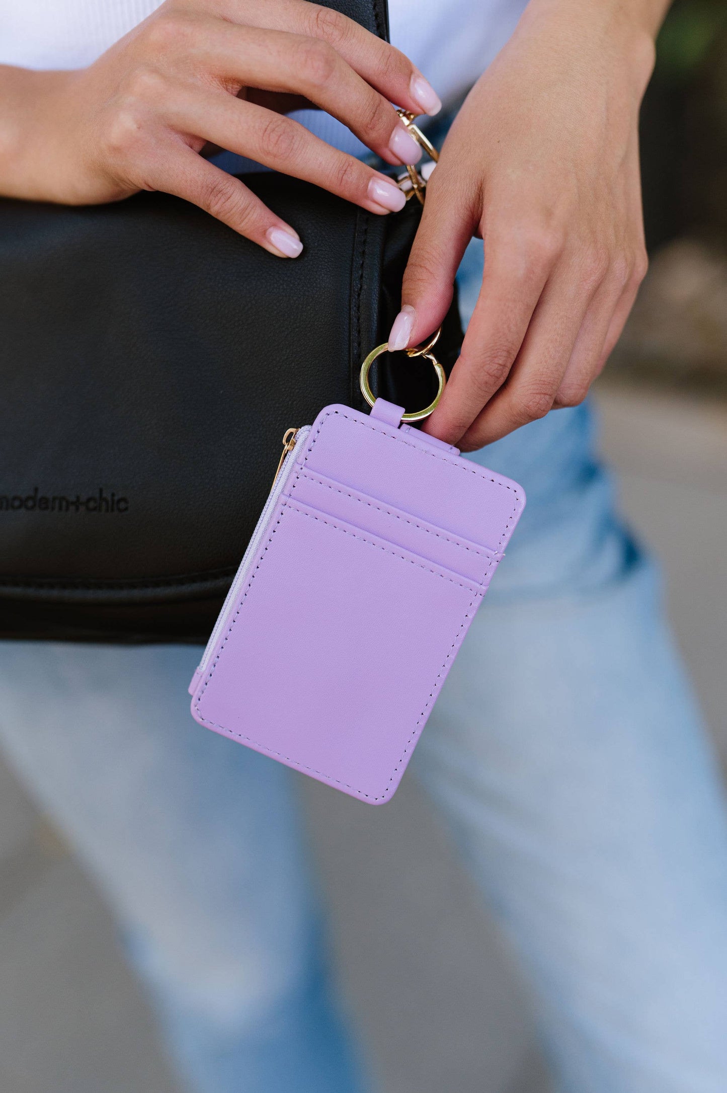 Ava Handheld Keychain Wallet