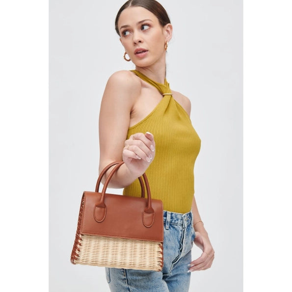 Cognac Caspian Crossbody