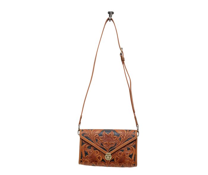 CIRCE HAND-TOOLED BAG