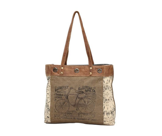 By-Cycle Print Tote