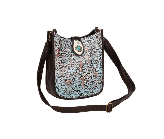 Delilah Creek Embossed Leather Bag