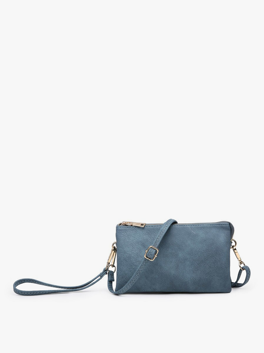 Riley 3 Compartment Crossbody/Wristlet