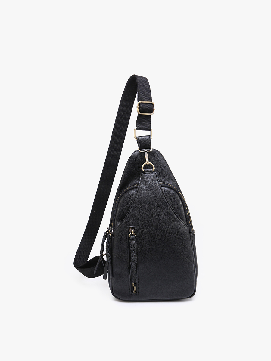 Nikki Dual Compartment Sling Pack Bag