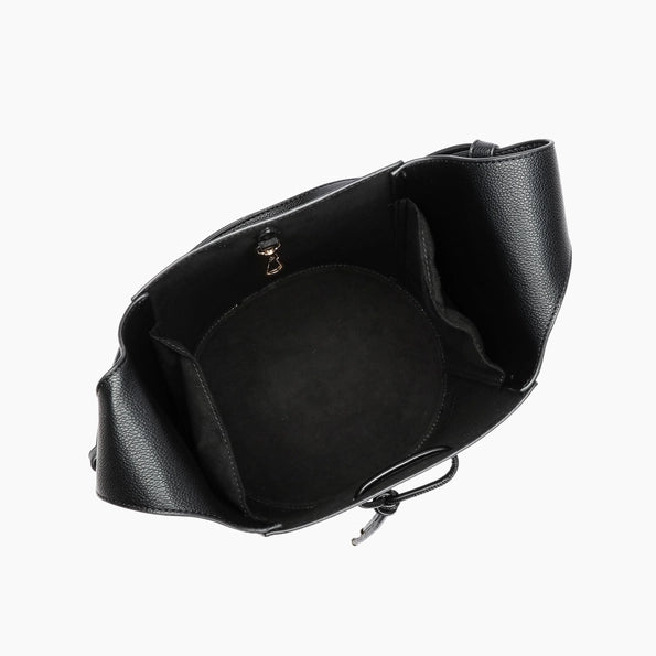 The Novelist Bucket Tote (Black)