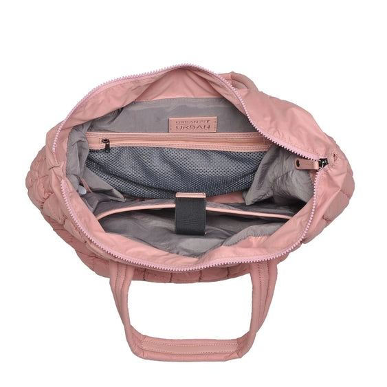 Pastel Pink Breakaway Puffer Tote