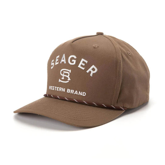 Branded Snapback Brown